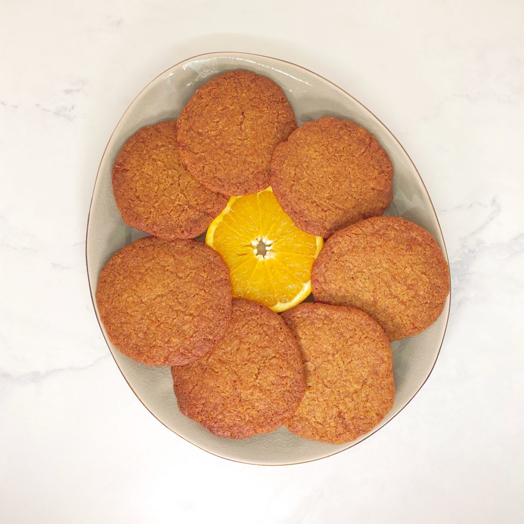 Vegan kaneel-sinaasappel koekjes