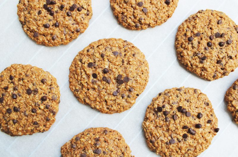 Chocolate chip havermout koekjes